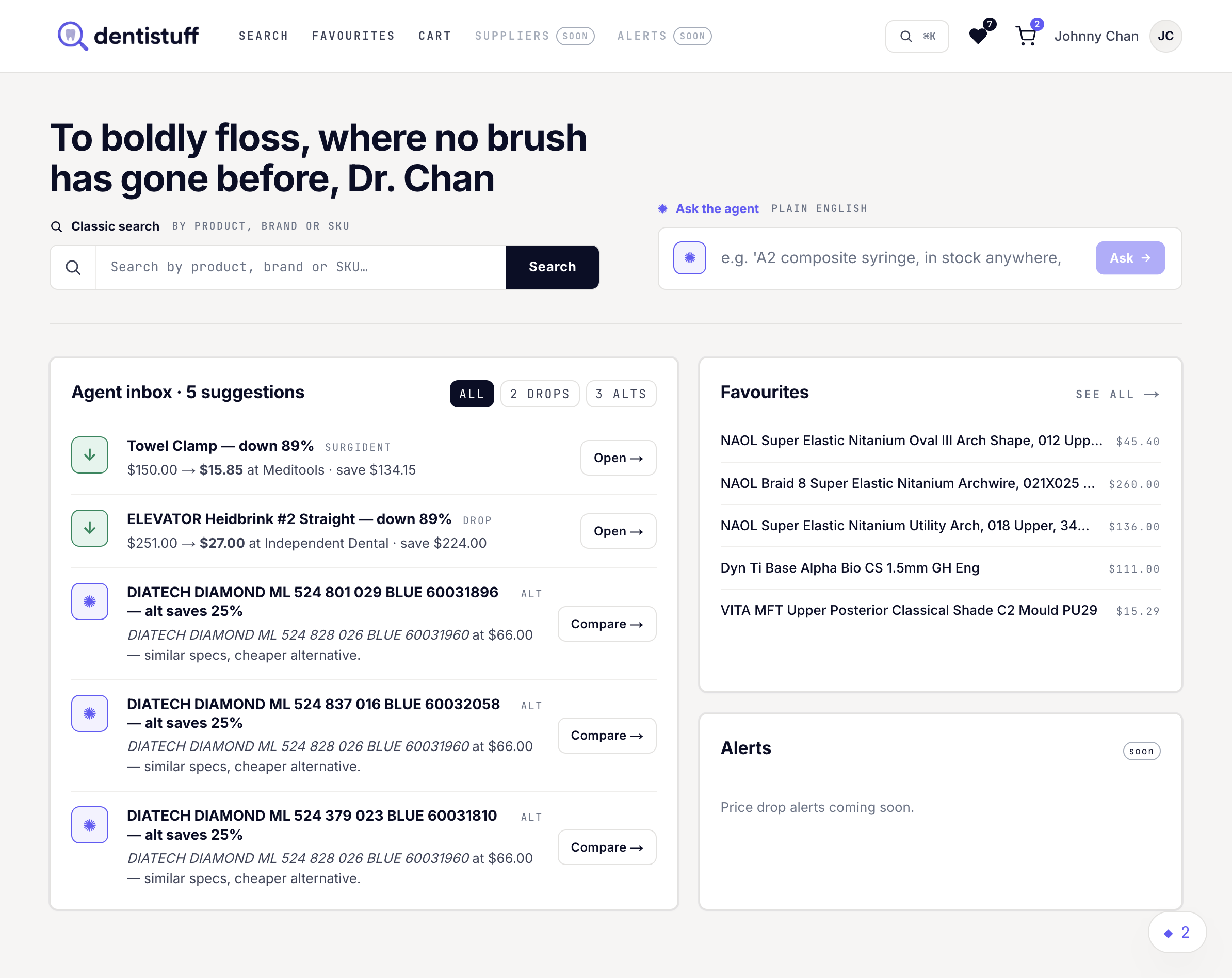 dentistuff dashboard